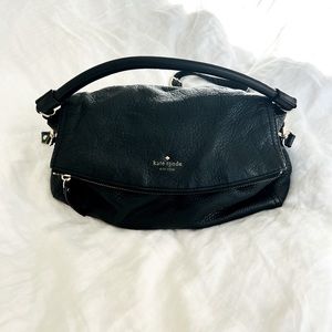 Kate spade black leather bag